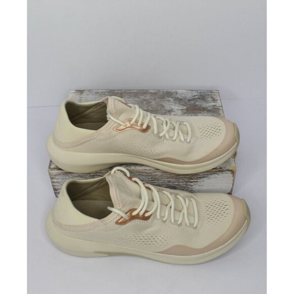 OluKai KAHOLO Slip On Shoes Womens Size 9.5 Beige Canvas Loafers Boat Shoes NWOB - Picture 6 of 12